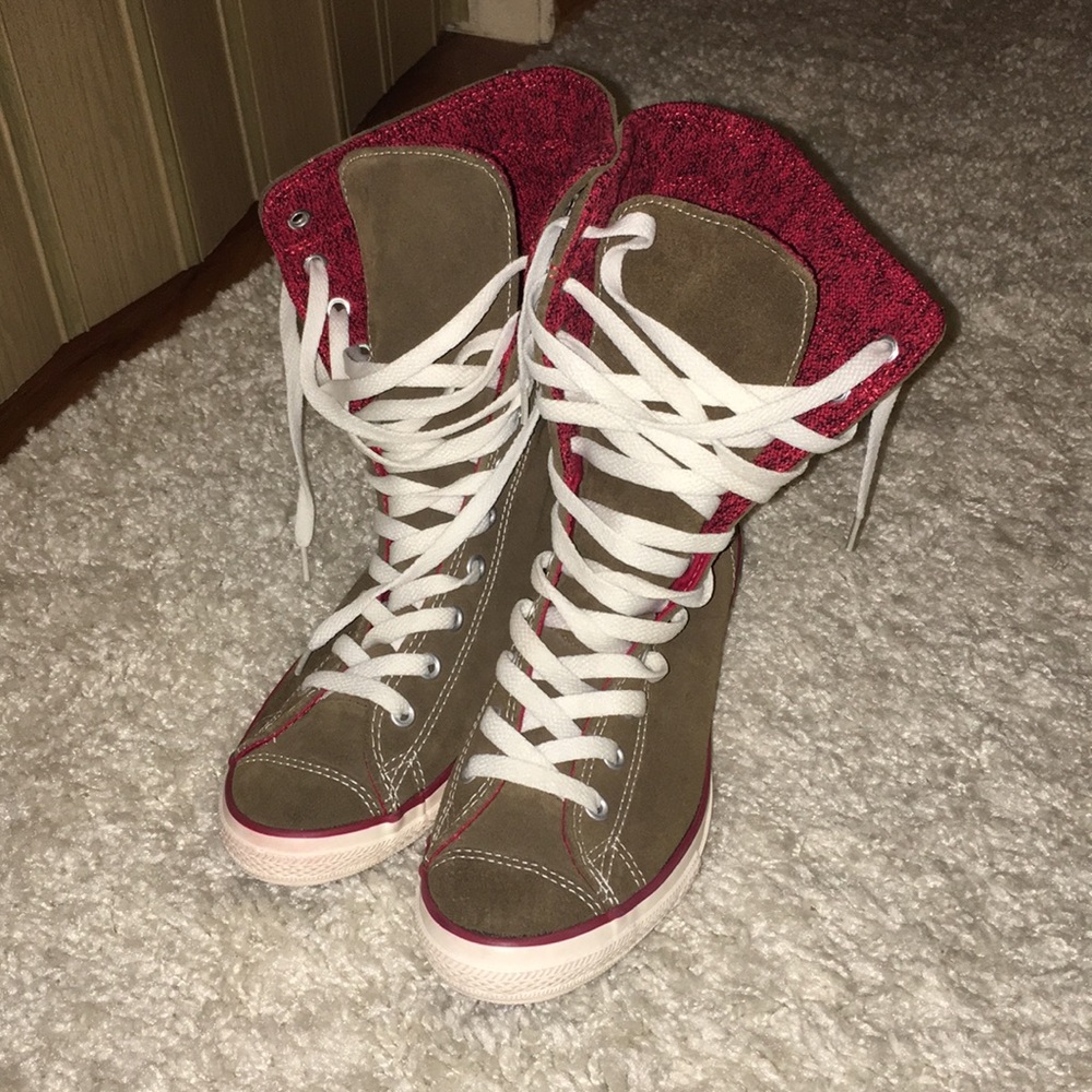 Converse All Star Sude Wedge Boots 🥾